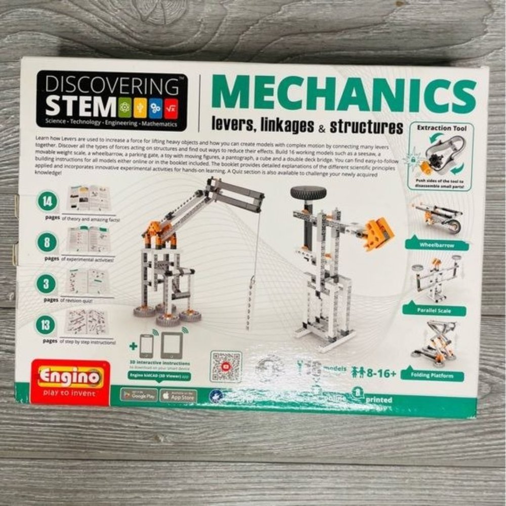 Engino Discovering STEM leverage Linkages & Structures Building kit toy
